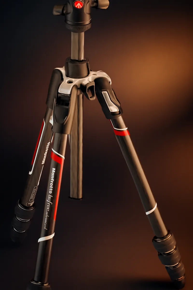 Manfrotto photo tipod with 405 GEARED HEAD + Carbon Leg