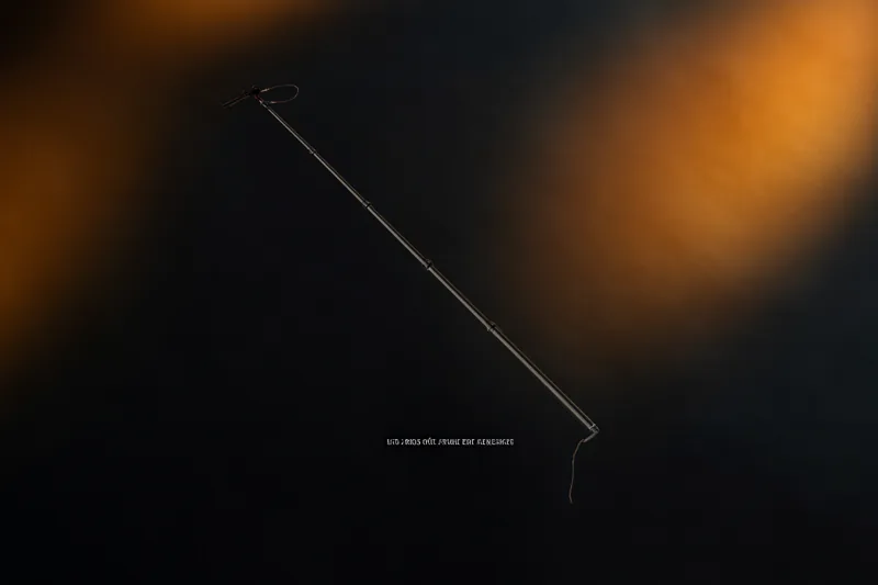 Auray BP-28CC Carbon Fiber Boompole with Internal Coiled Cable and Bottom Exit (7.7')