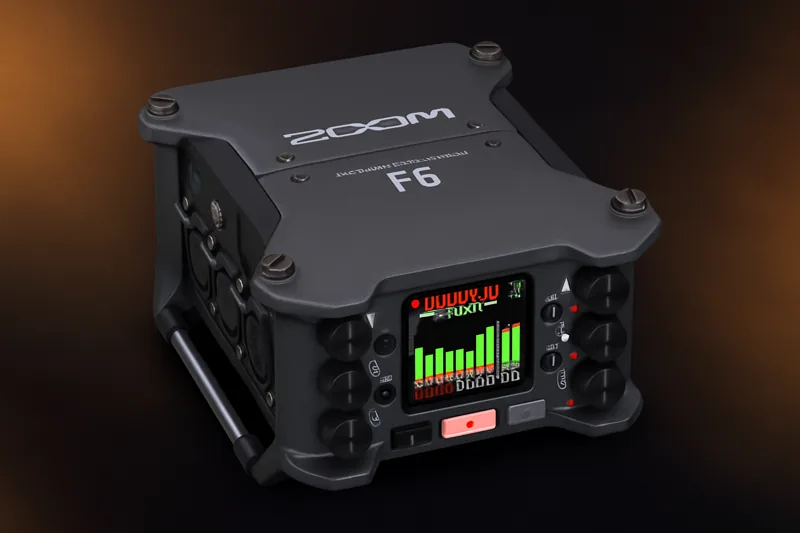 ZOOM F6 MULTITRACK FIELD RECORDER