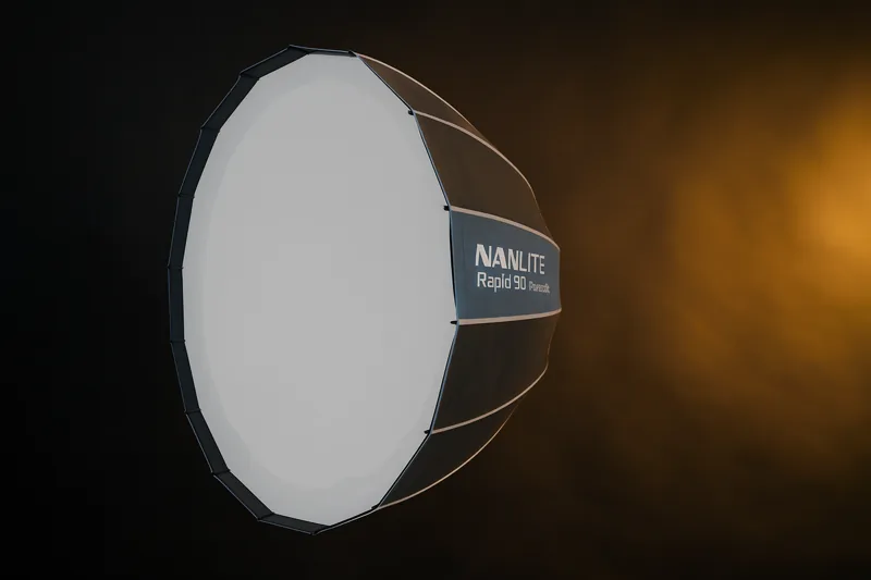 Nanlite Rapid 90 Parabolic Softbox with grid
