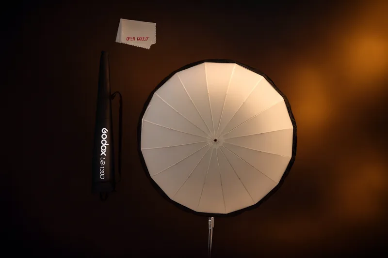 Godox Parabolic Umbrella silver 130 CM + Difuser