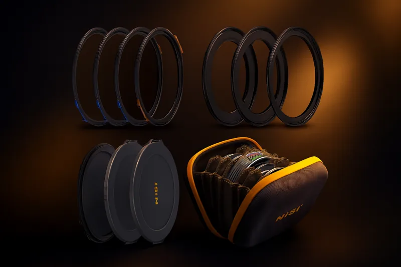 NISI JetMag Pro 82MAG- Filmmaker Kit (ND Filters, Black Mist, Adapter Rings & Front Caps)
