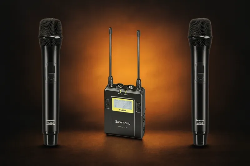 Saramonic UwMic9 Wireless Kit (RX9 + 2x HU9 handheld + XLR cable)