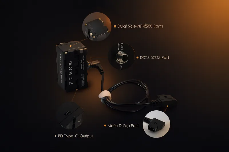 SmallRig D-Tap to Dual NP-F Dummy Battery
