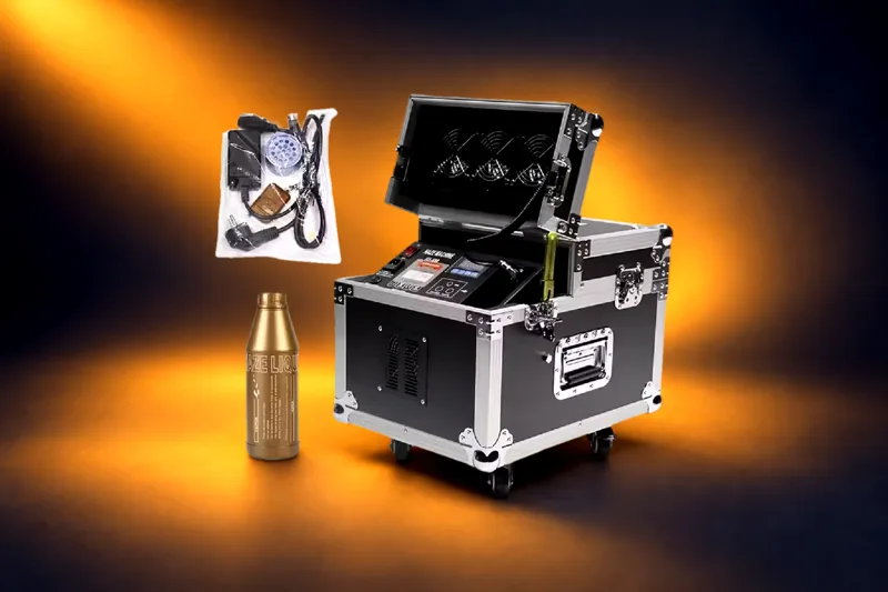 600W Haze Machine with Flight Case, Professional Fog Hazer Machine (Generic)