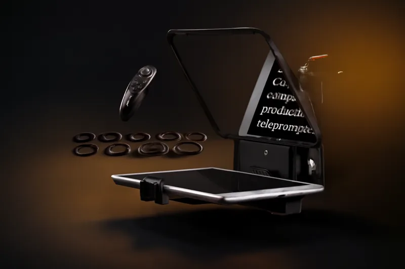 Clip on teleprompter for iphone